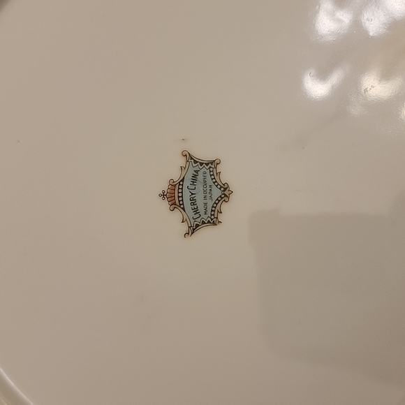 10" CHERRY CHINA (JAPAN) plates - Picture 2 of 3